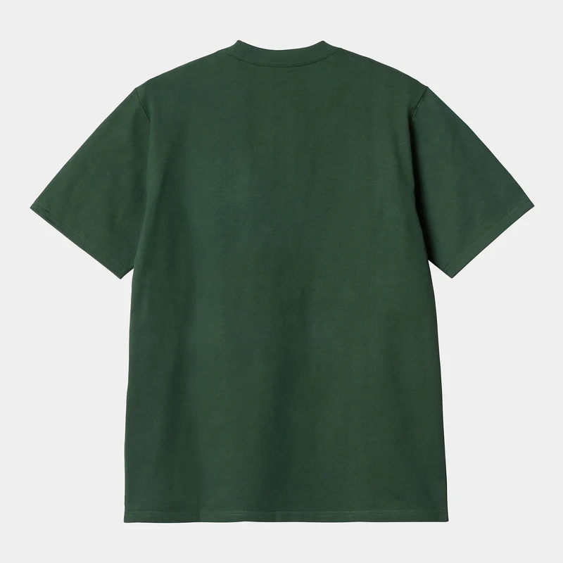 Carhartt WIP T-Shirt mit University-Schriftzug für Herren – Bergahorn