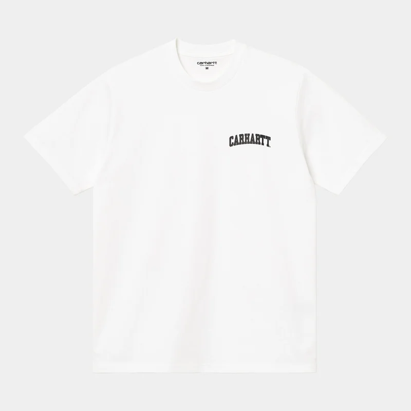 Carhartt WIP T-Shirt „University Script“ für Herren – Weiß