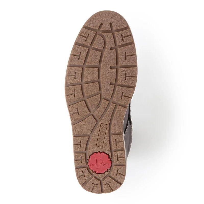 Wide Fit Touch-Fasten Trainers - WBINS40055 / 325 793 - Dark Brown