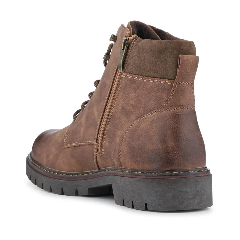 Lace-Up Ankle Boots - GANG42003 / 327 881 - Cognac