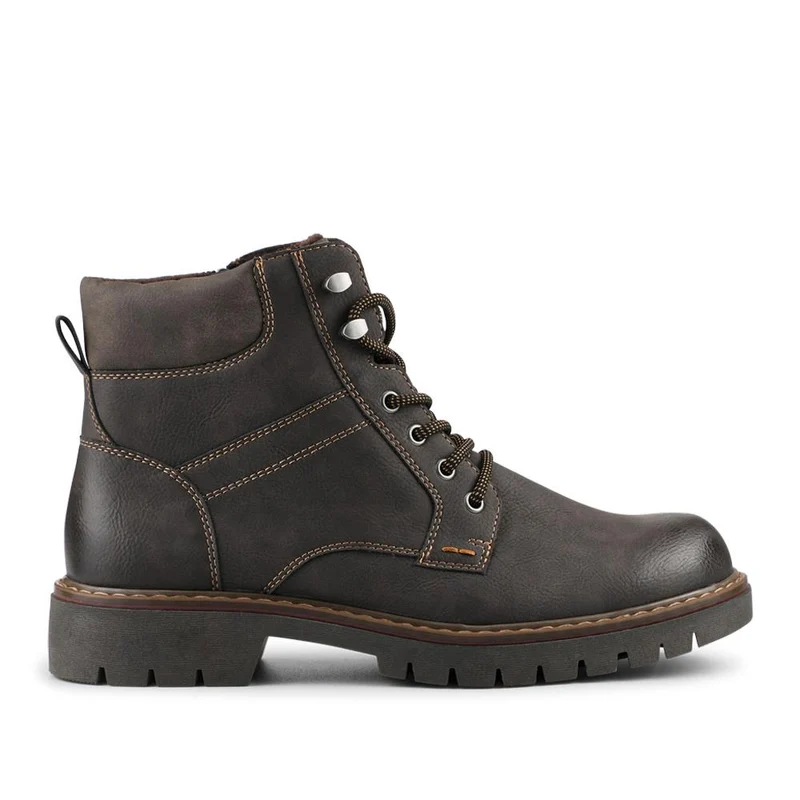 Lace-Up Ankle Boots - GANG42003 / 327 881 - Dark Brown