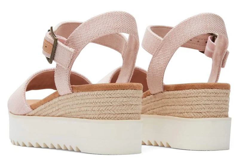 TOMS Diana Keilsandalette für Damen - Rosa