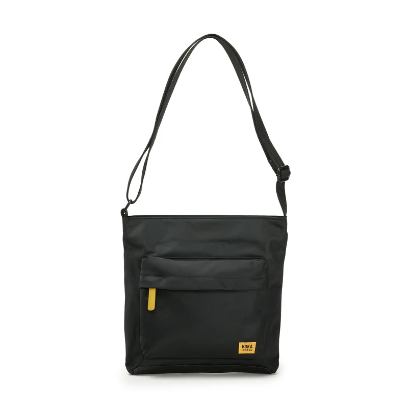 ROKA All Black Kennington B Corn Medium Recycling-Nylonbeutel