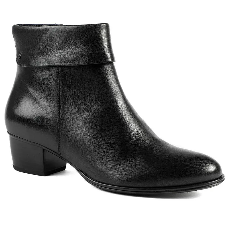 Van Dal Dove Leather Ankle Boots - GUP42501 / 328 839 - Black Leather