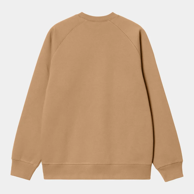 Carhartt WIP Herren Chase Sweat Top - Erdnuss