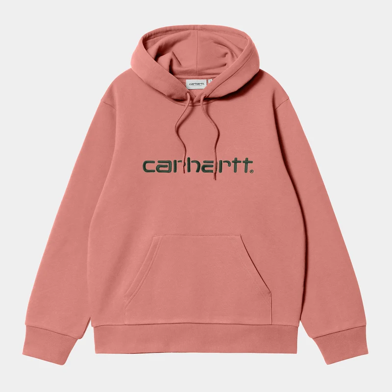 Carhartt WIP Herren Carhartt Kapuzenpullover - Altrosa / Bergahorn