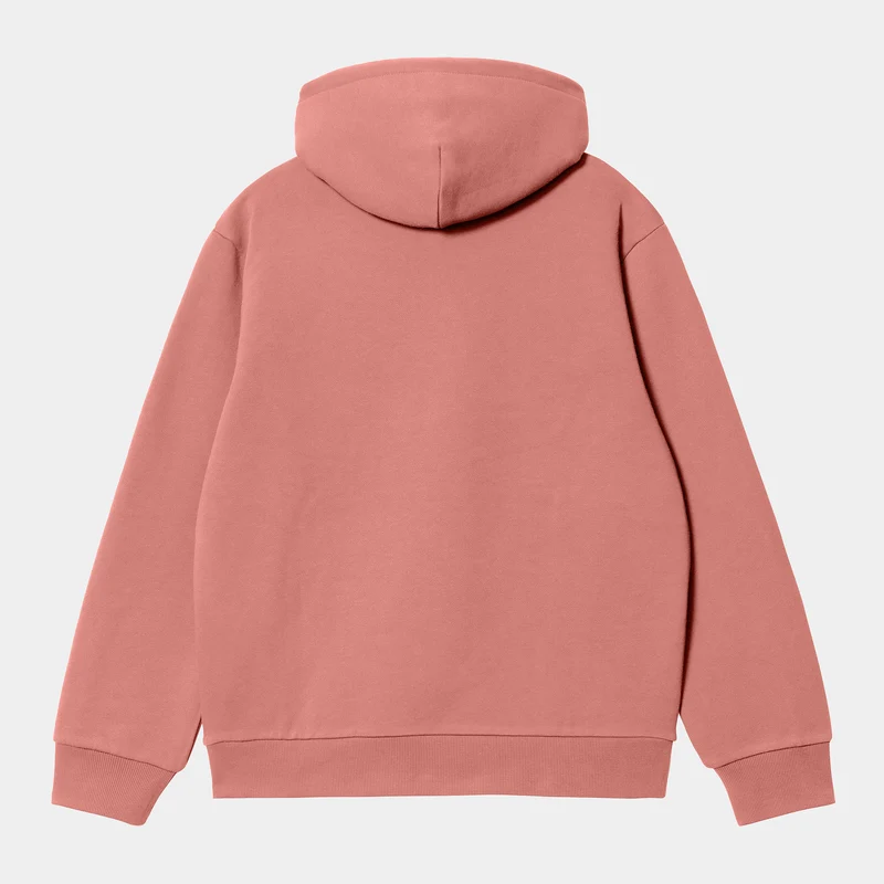 Carhartt WIP Herren Carhartt Kapuzenpullover - Altrosa / Bergahorn