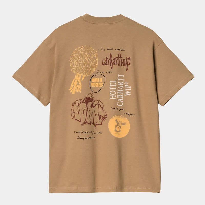 Carhartt WIP Archivo Kurzarm-T-Shirt für Herren - Erdnuss