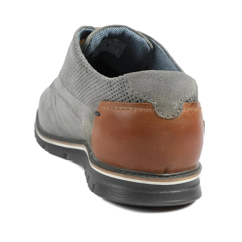 Bugatti Leather Lace Up Shoes - BUG43513 / 329 256 - Grey