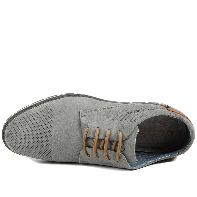 Bugatti Leather Lace Up Shoes - BUG43513 / 329 256 - Grey