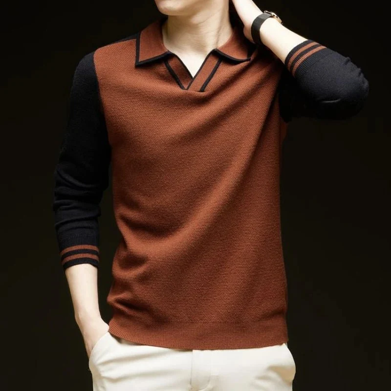 Pullover Herren mit Polokragen