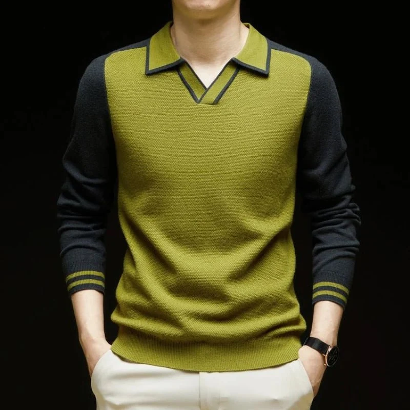 Pullover Herren mit Polokragen