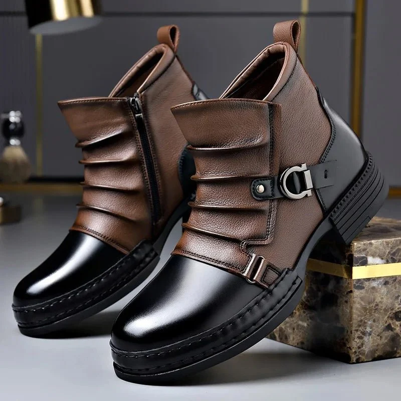 Stiefelette Herren mit Schnalle
