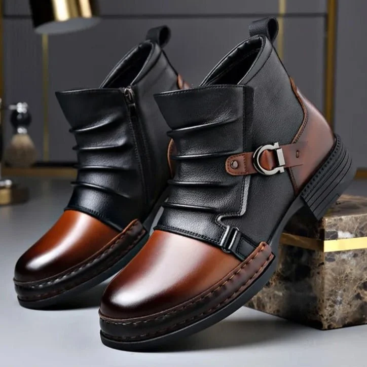 Stiefelette Herren mit Schnalle