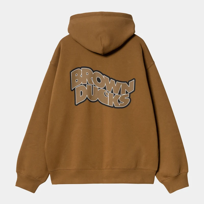 Carhartt WIP Brown Ducks Kapuzenjacke für Herren - Hamilton Brown