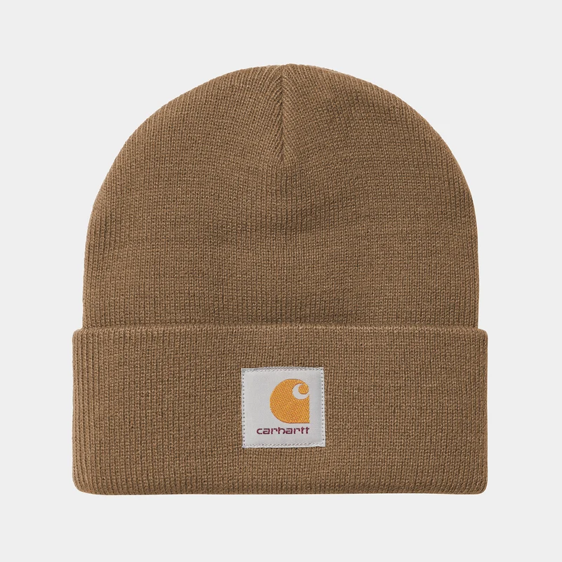 Carhartt WIP Kurze Unisex-Uhrenmütze - Schokolade