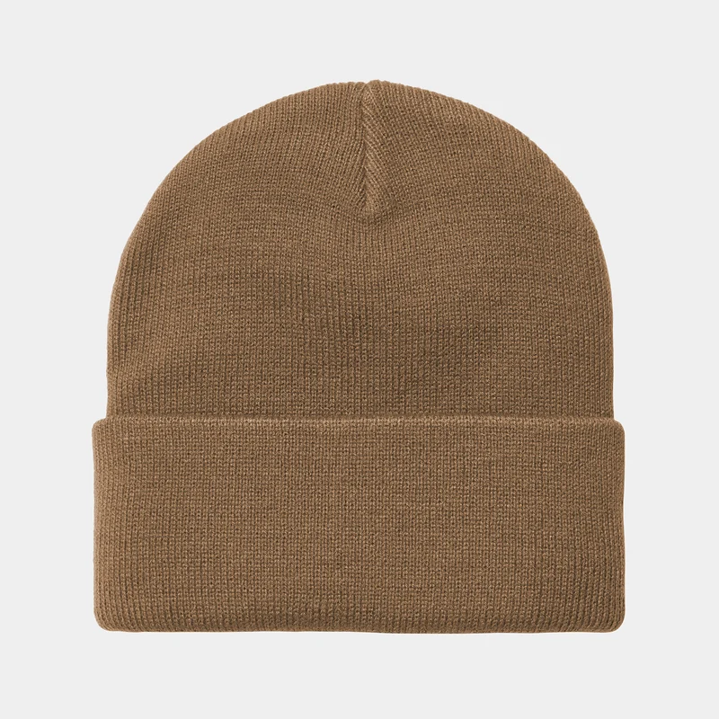 Carhartt WIP Kurze Unisex-Uhrenmütze - Schokolade