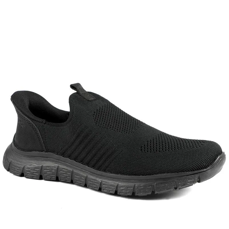 Rieker Wide Fit Elasticated Slip On Trainers - RKR43585 / 329 446