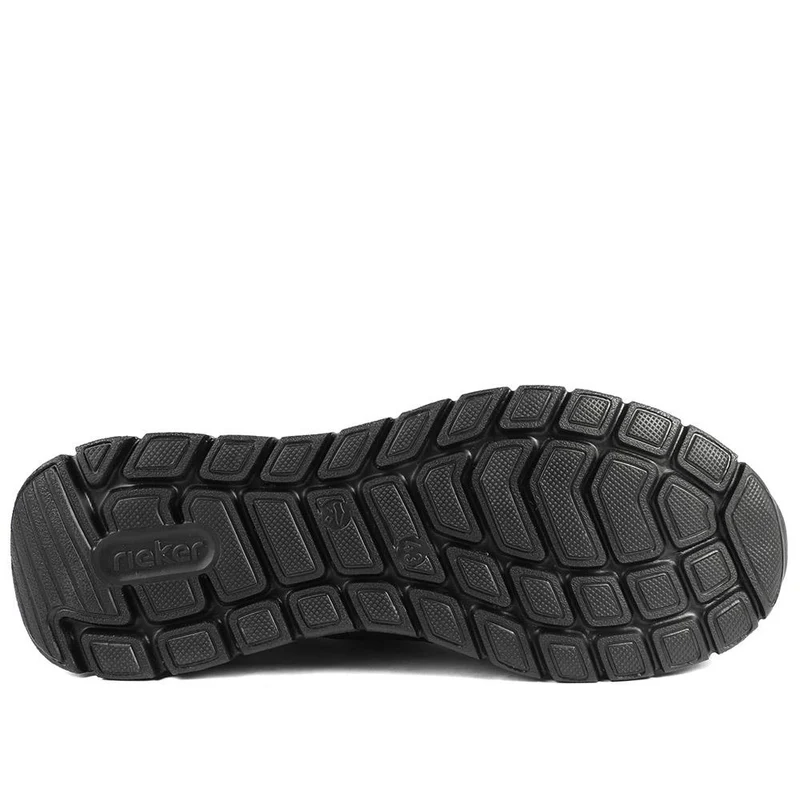 Rieker Elasticated Slip On Trainers - RKR43585 / 329 446 - Black
