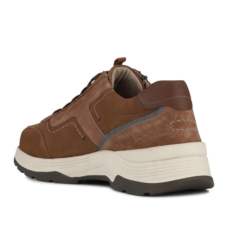 Extra-Wide Dual-Fasten Trainers - ANDY / 327 070 - Brown
