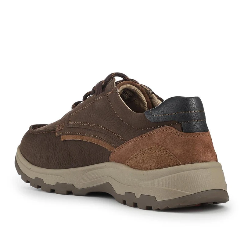 EasyFit Extra Wide Water Resistant Lace Up Shoes - MARTIN / 328 223 - Brown