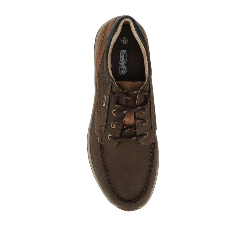 EasyFit Extra Wide Water Resistant Lace Up Shoes - MARTIN / 328 223 - Brown