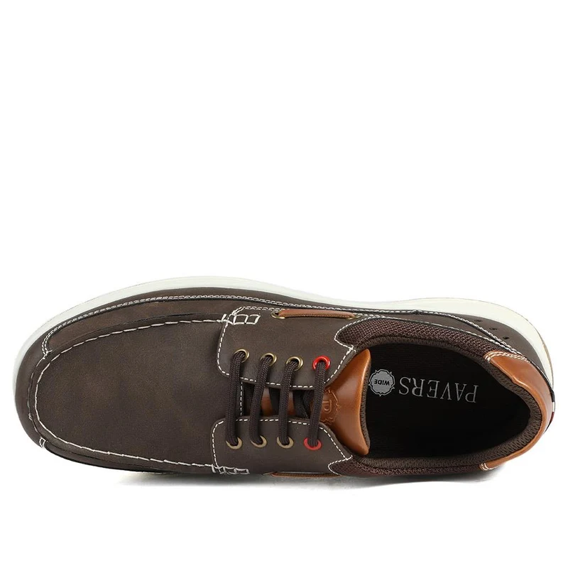 Wide Fit Lightweight Lace Up Shoes - CHANG43000 / 328 832 - Brown