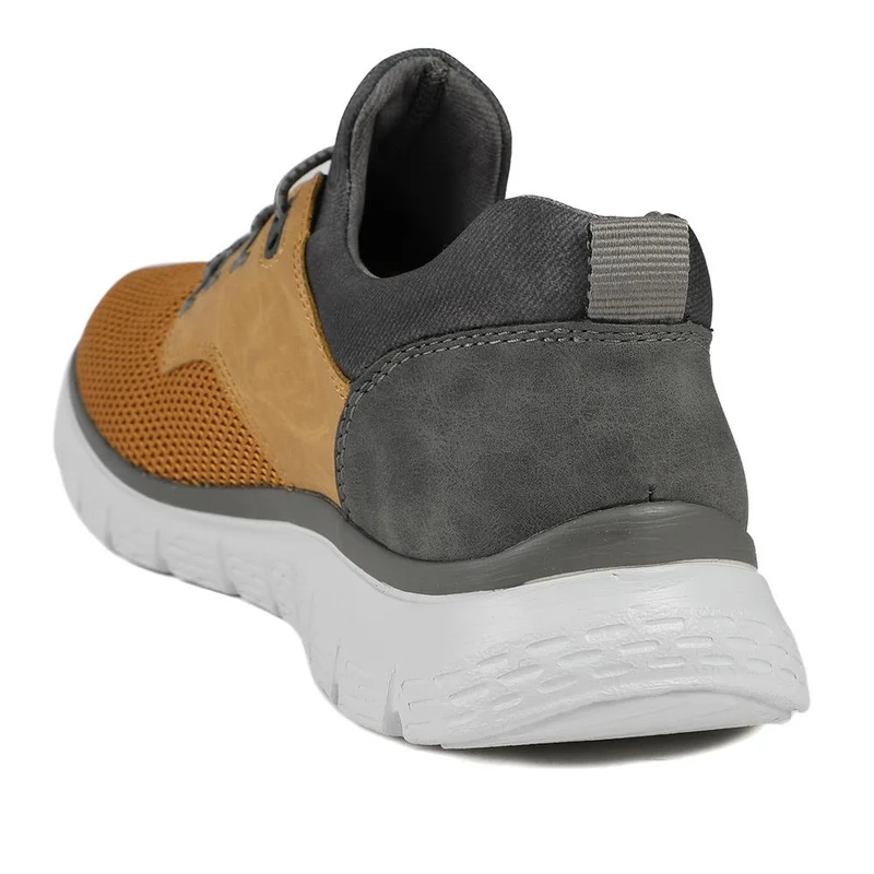 Rieker Breathable Bungee Lace Trainers - RKR43570 / 328 775 - Yellow