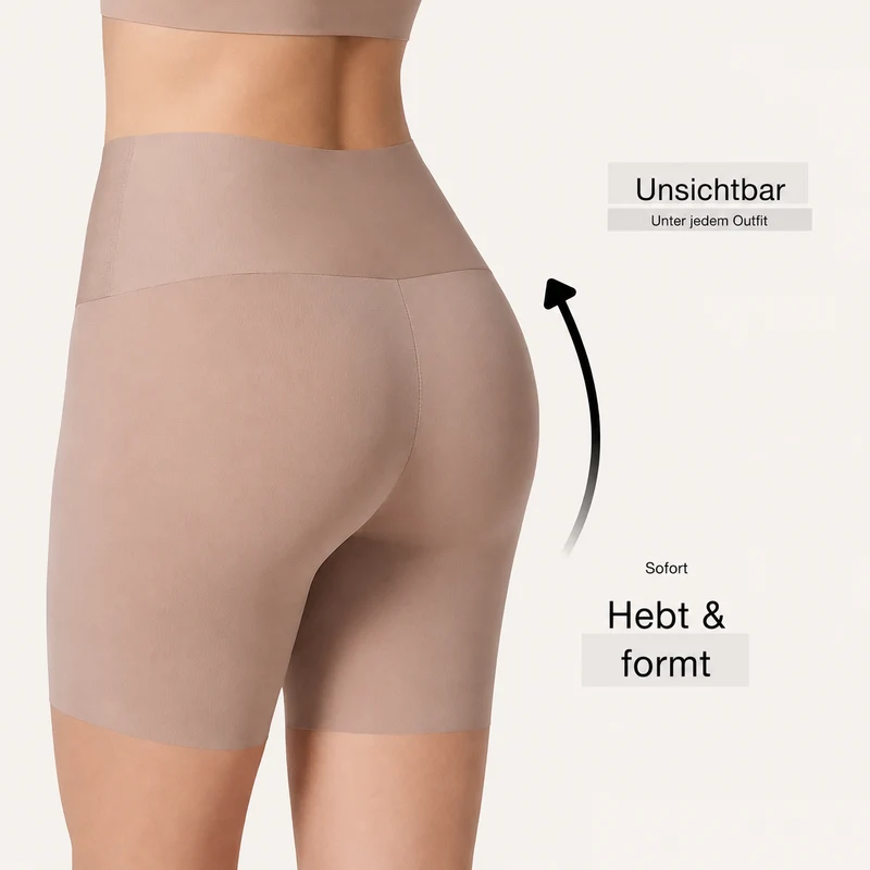 Vylentin | Unsichtbare Shaper-Shorts mit Anti-Roll-Bund