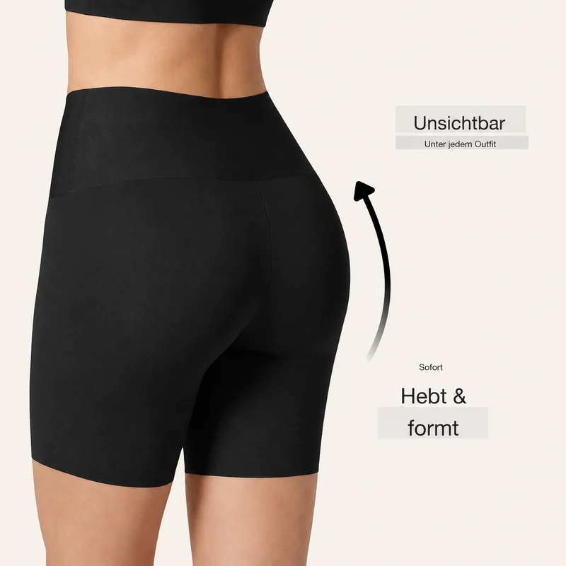 Vylentin | Unsichtbare Shaper-Shorts mit Anti-Roll-Bund