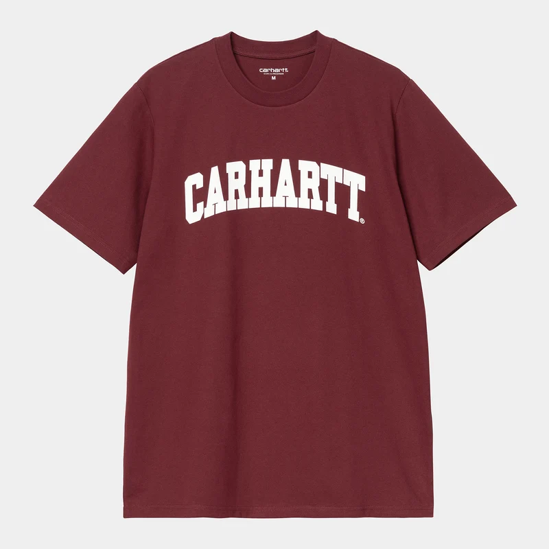Carhartt WIP Herren-Universitäts-T-Shirt - Malbec