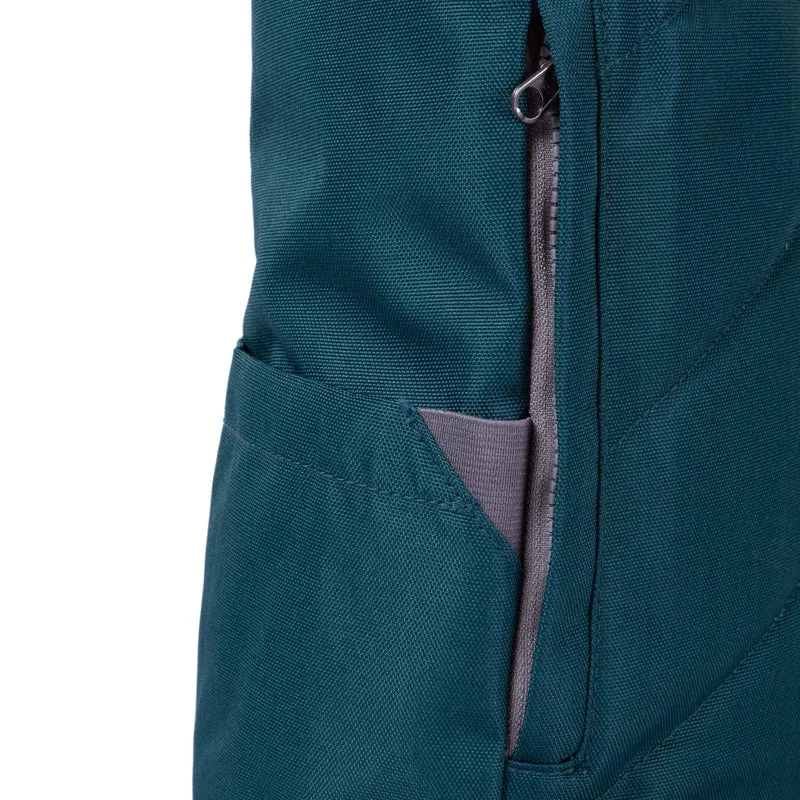 ROKA Finchley Eine kleine, türkisfarbene Tasche aus recyceltem Canvas