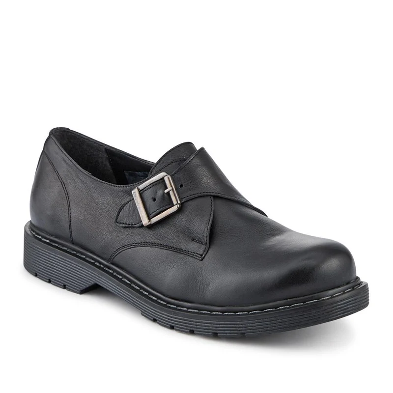 Leather Touch-Fasten Monk Shoes - BELYNR42002 / 328 345