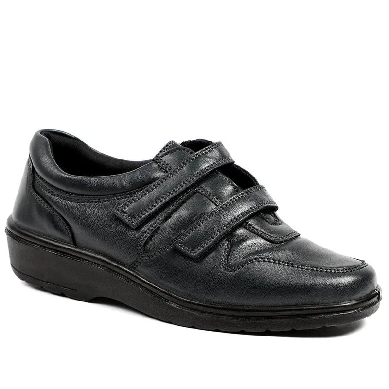 Wide Fit Leather Adjustable Fit Shoes - RAJA42001 / 328 599