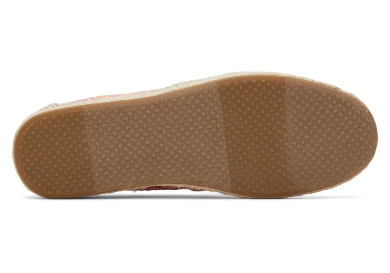 TOMS Espadrille „Alpargata Rope“ für Damen mit geometrischem Muster - Rosa