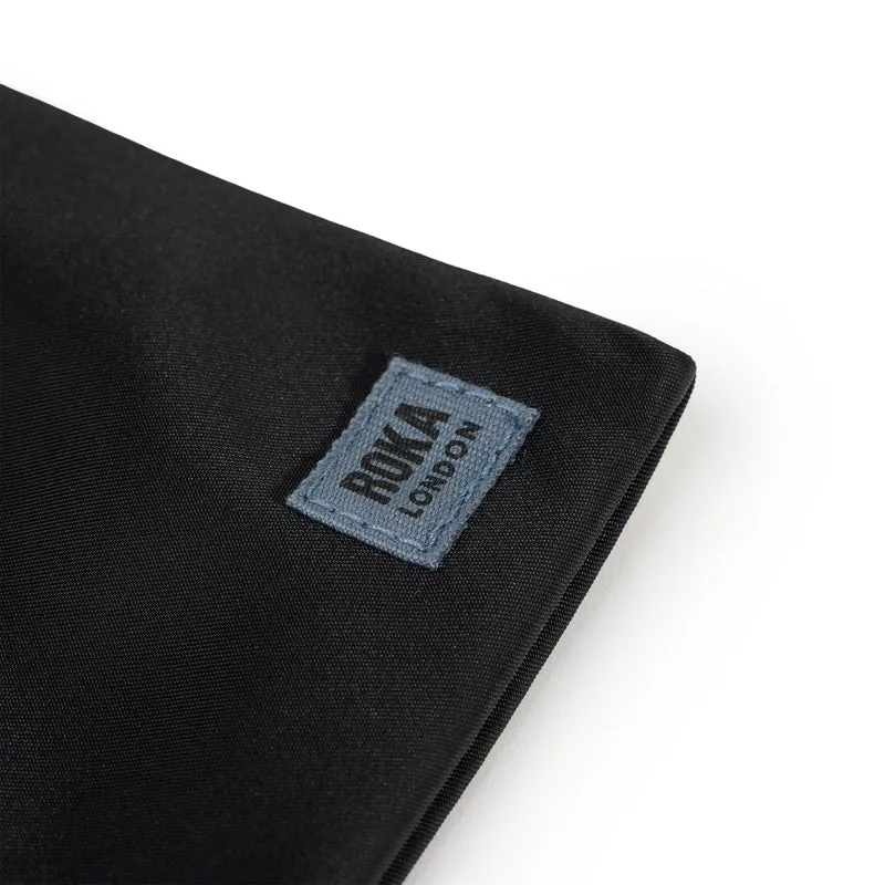 ROKA All Black Chelsea Tasche aus recyceltem Nylon der US-Luftwaffe