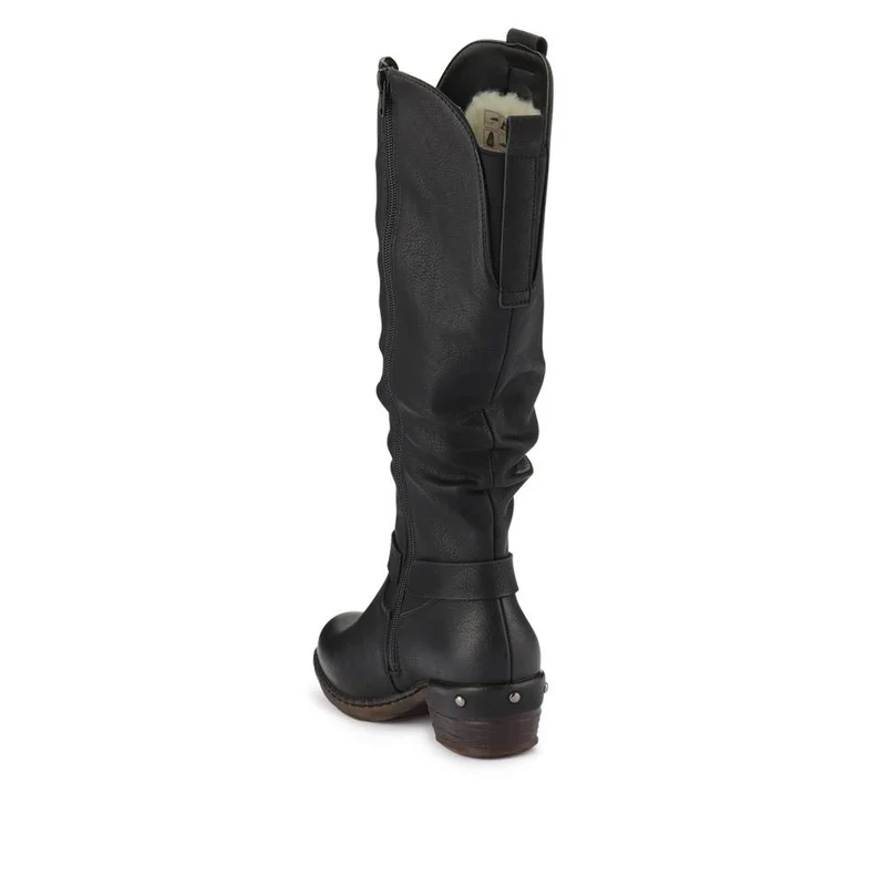 Western-Heeled Long Boots - RKR40525 / 326 087 - Black