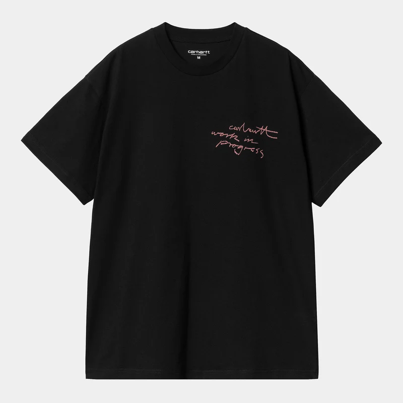 Carhartt WIP Herren-T-Shirt „Archivo“ mit kurzen Ärmeln – Schwarz