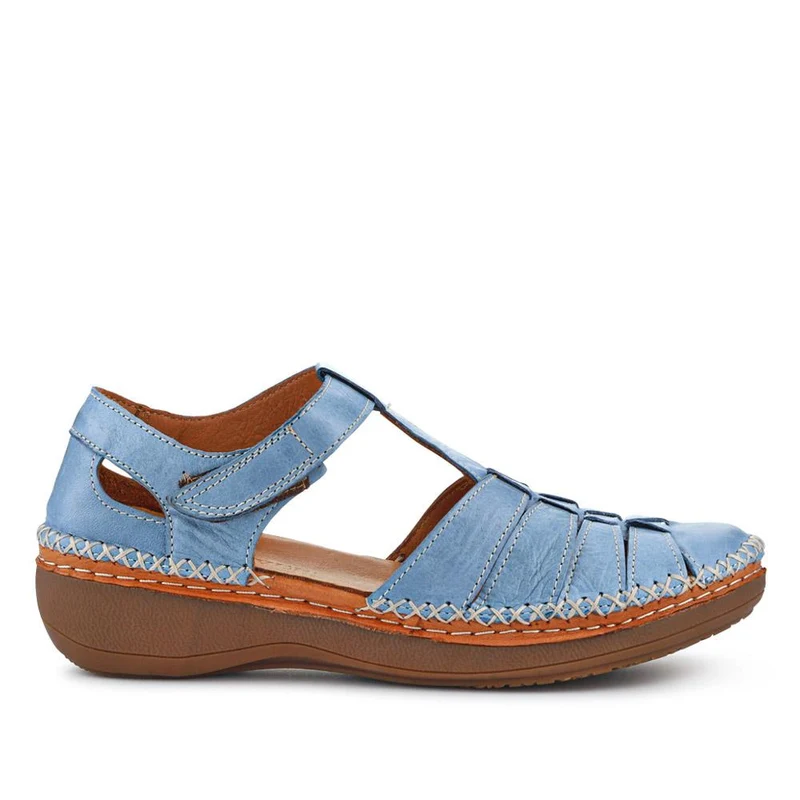 Leather Touch Fasten Mary Janes - METIN41010 / 327 208 - Blue