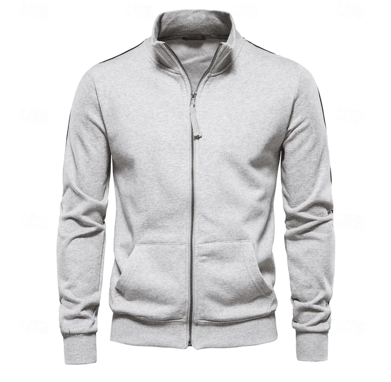 Herren Sweatjacke mit Reißverschluss Slim Fit
