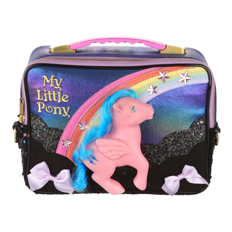 Irregular Choice Frauen My Little Pony Regenbogen-Schleifentasche – Schwarz