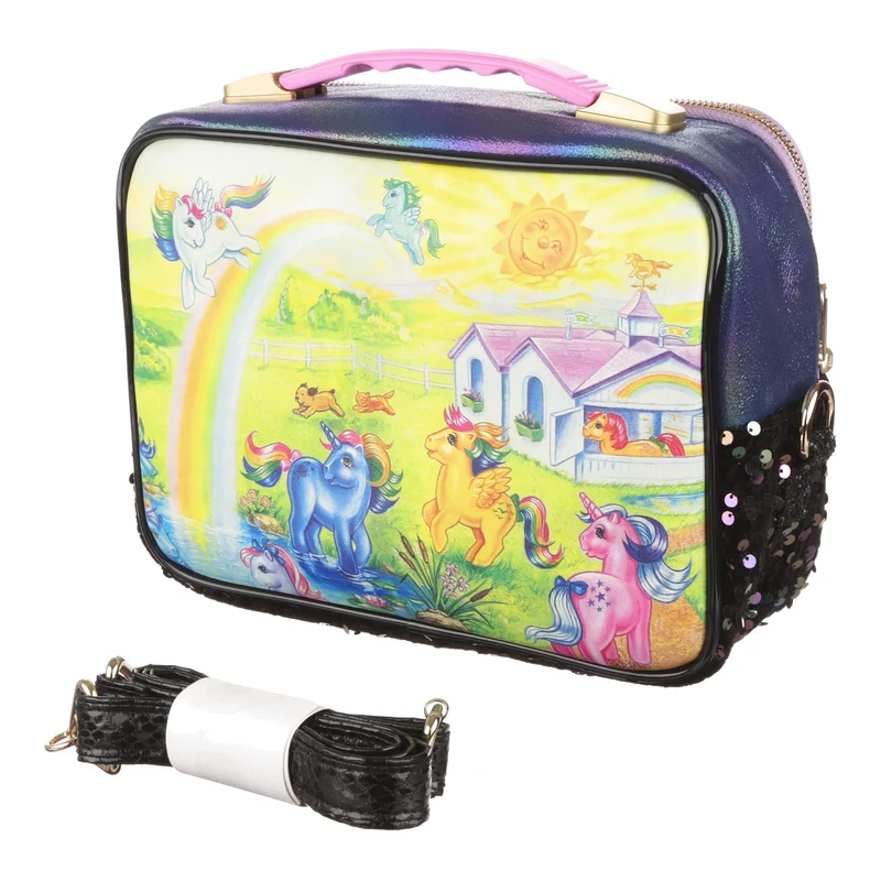 Irregular Choice Frauen My Little Pony Regenbogen-Schleifentasche – Schwarz