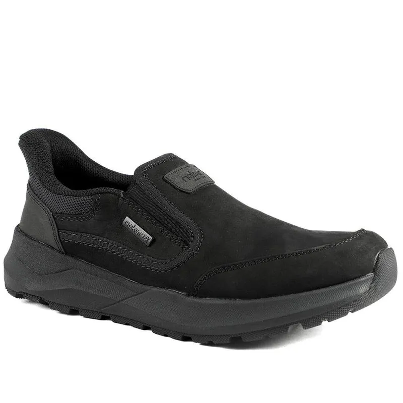 Rieker Elasticated Leather Slip On Shoes - RKR43502 / 328 773