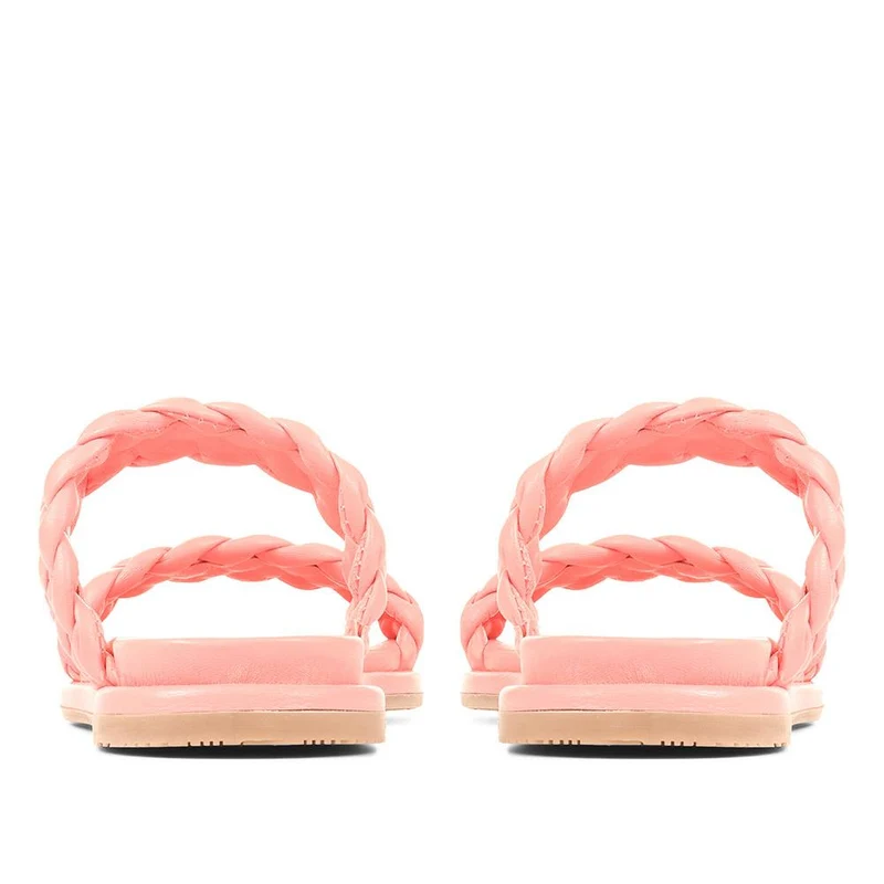 Leather Mule Sandals - TAM35505 / 321 483 - Pink