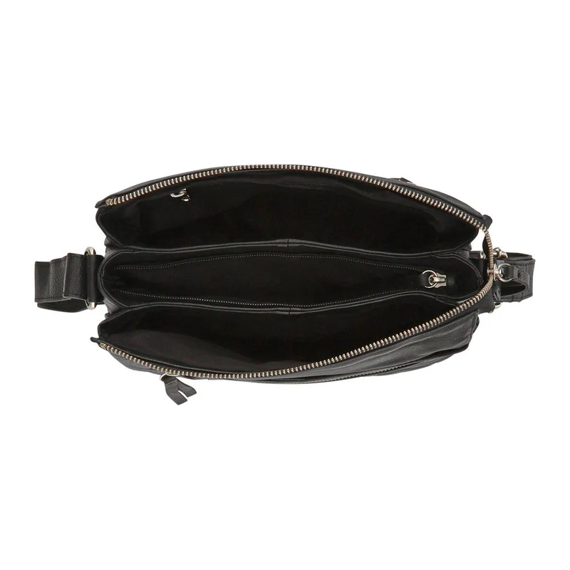 Leather Quilted Crossbody Bag - JWNBG41000 / 327 769 - Black