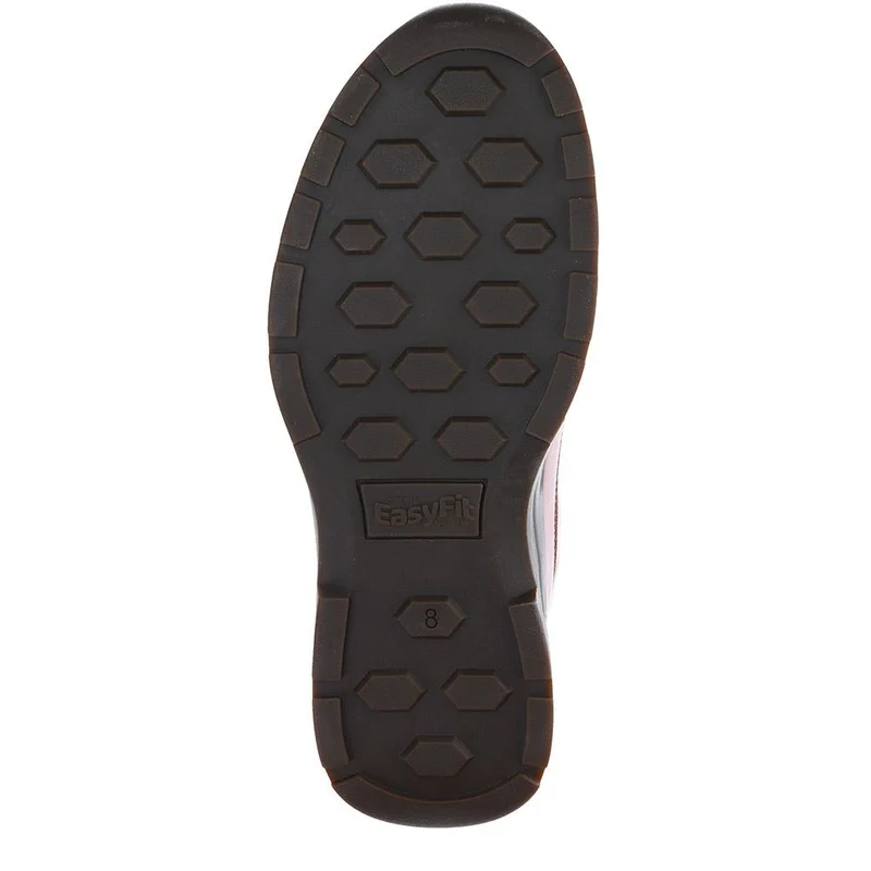 Casual Leather Lace-Up Shoes - ALFREDO / 325 810 - Cognac