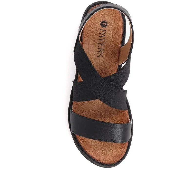 Slip On Chunky Sandals - BAIZH39011 / 325 194 - Black