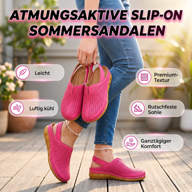 Irmalinda | Bequeme Alltagssandalen mit Stützriemen