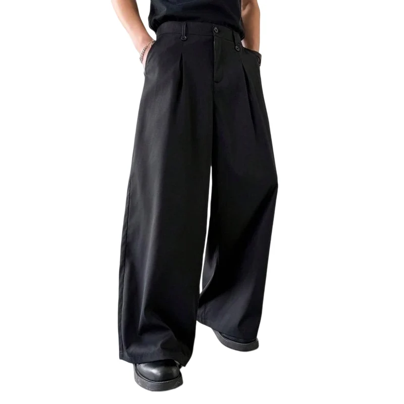 Lojecou | Elegante Bundfaltenhose für Herren