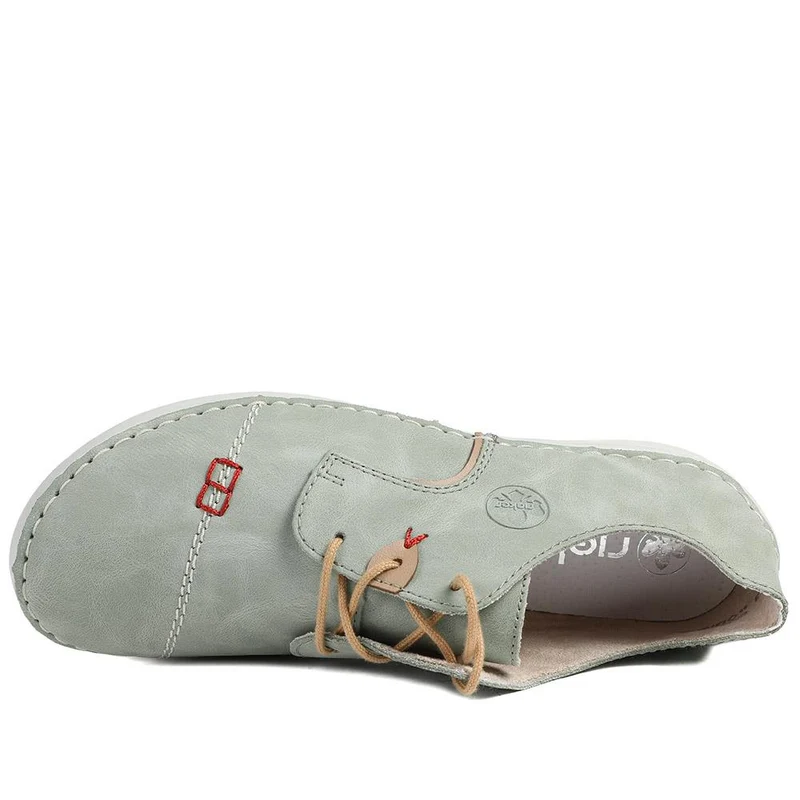 Rieker Angela Lace Up Shoes - RKR43522 / 328 769 - Green